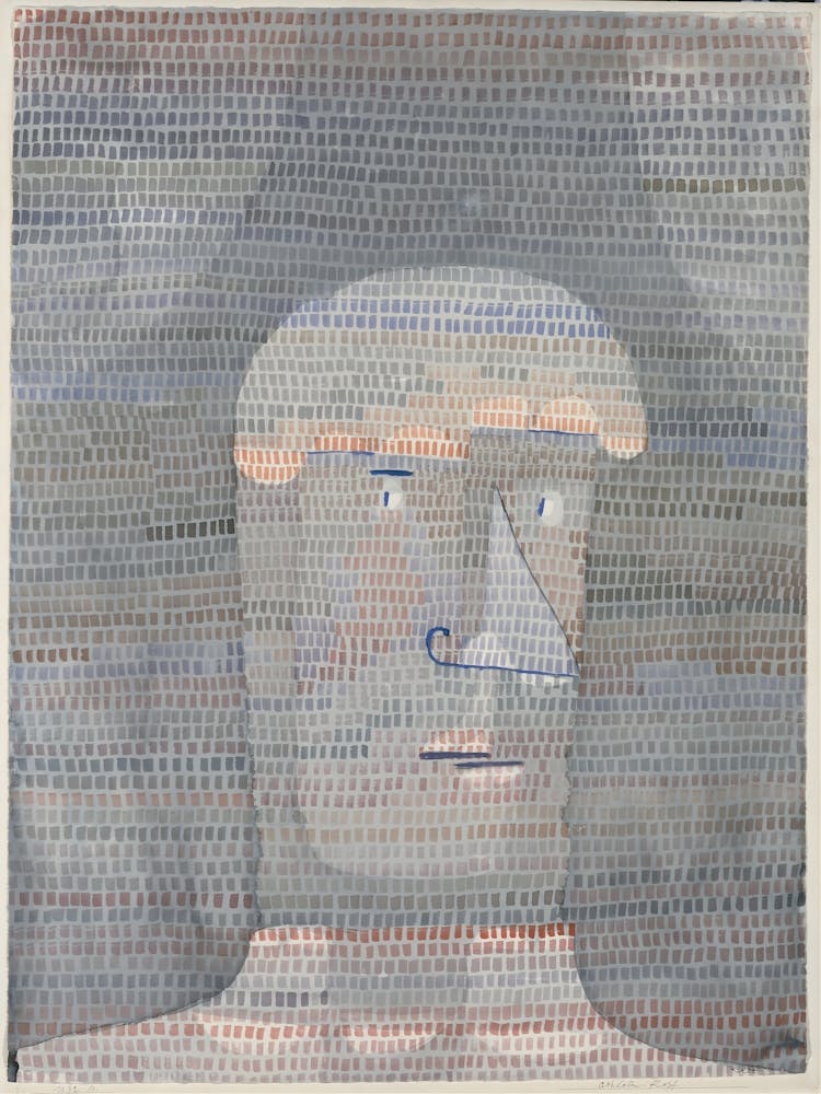 Paul Klee Athlete’S Head (1933), Abstract Print Poster