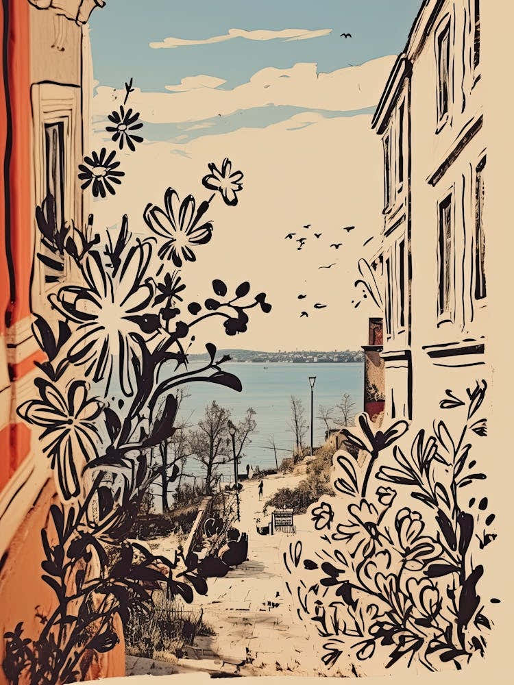 Lisbon, Flower Collage 3