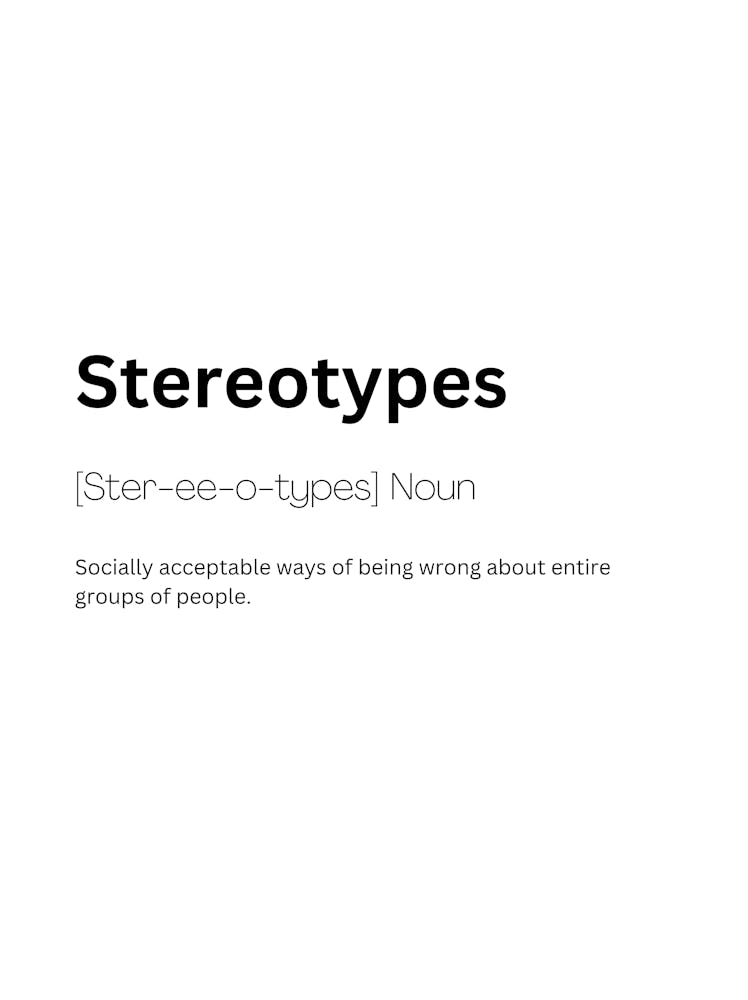 Stereotypes Definition Meaning