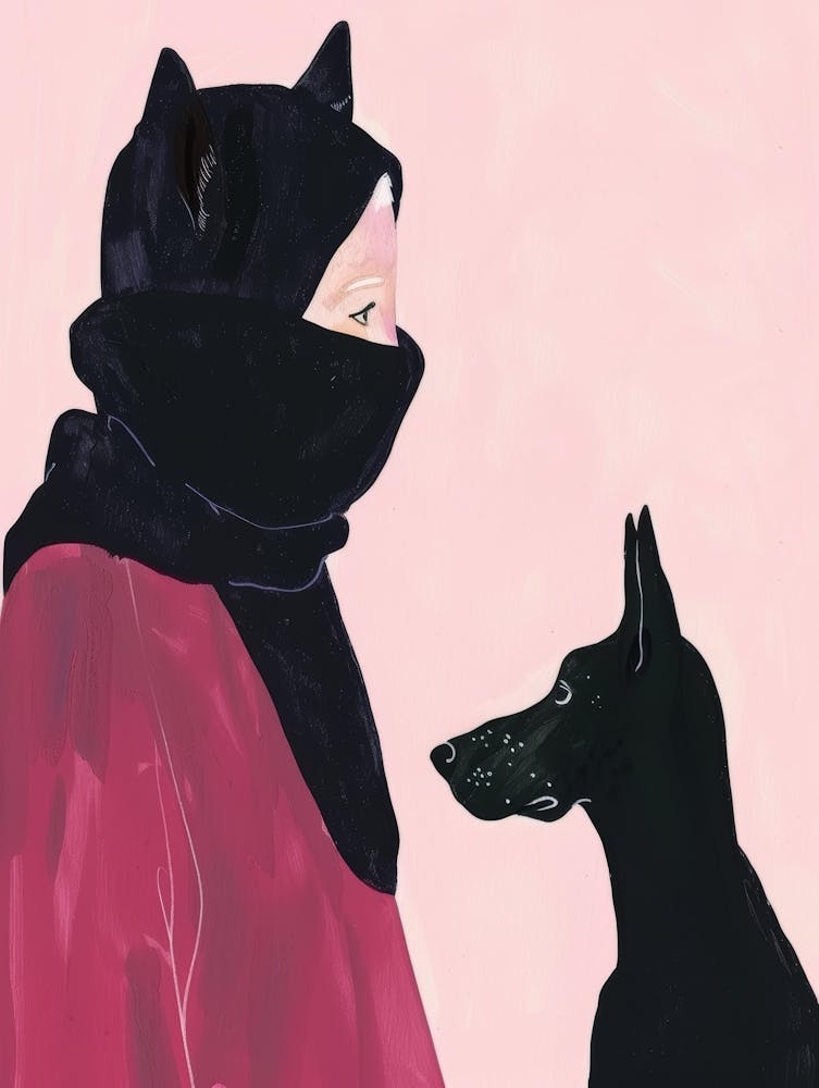 Woman And A Dog 2