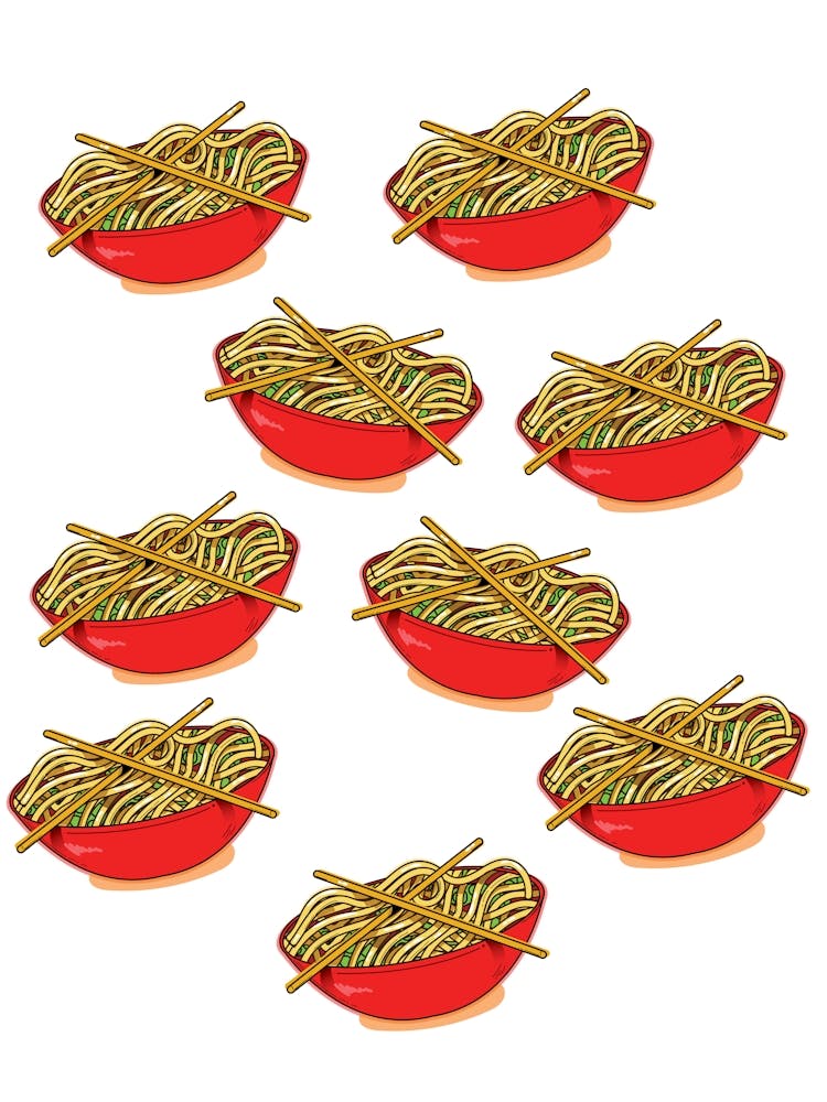 China Noodles pattern.