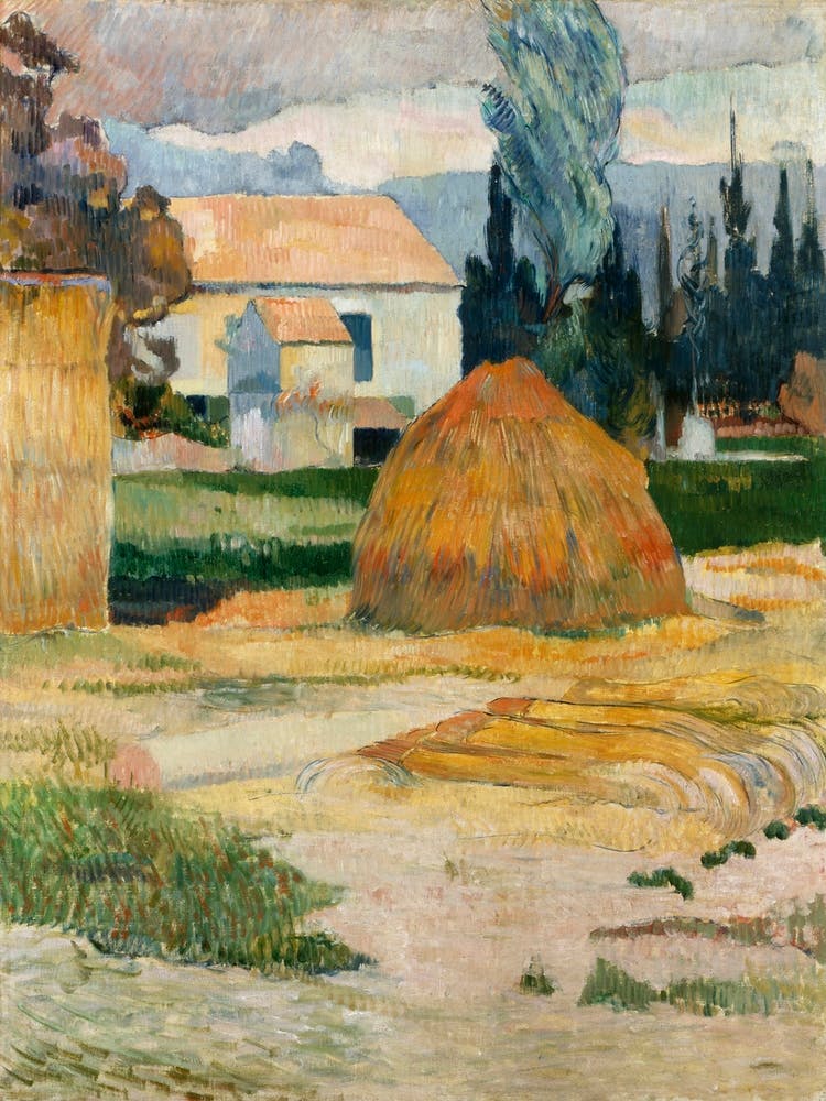 Landscape Near Arles (1888), Paul Gauguin