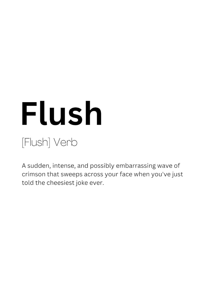 Flush Definition Meaning 1