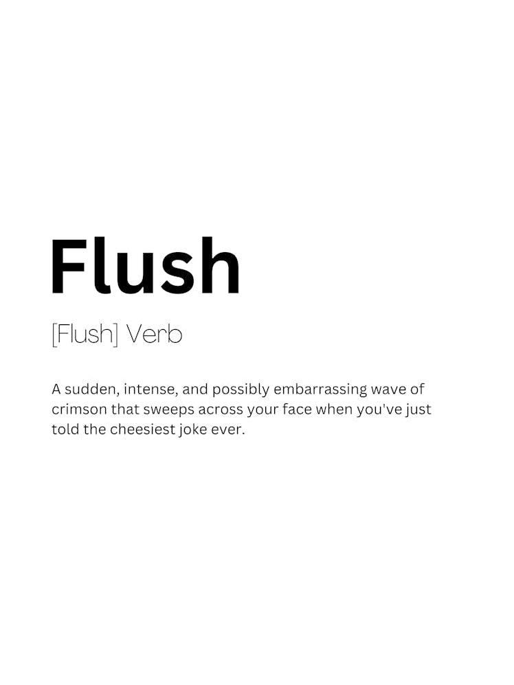 Flush Definition Meaning 1