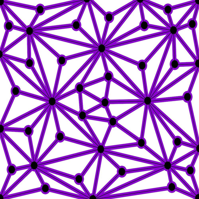 Purple And Black Dots
