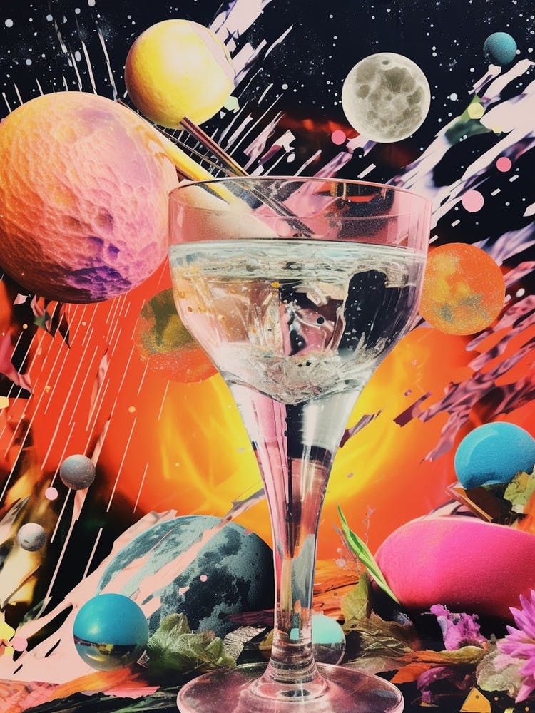 Photographic Cocktail Space Collage 3