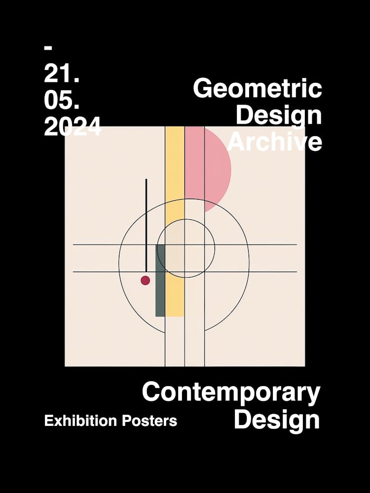 Geometric Design Archive Poster 39