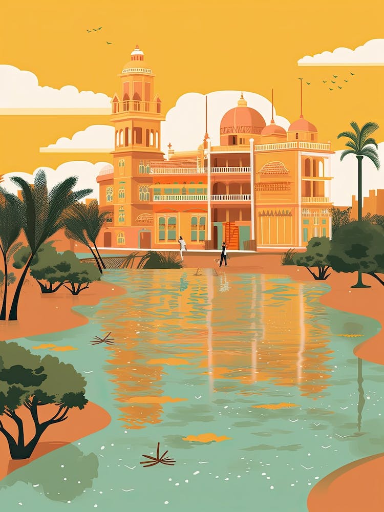 Ahmedabad Inde Illustration de Voyage 1