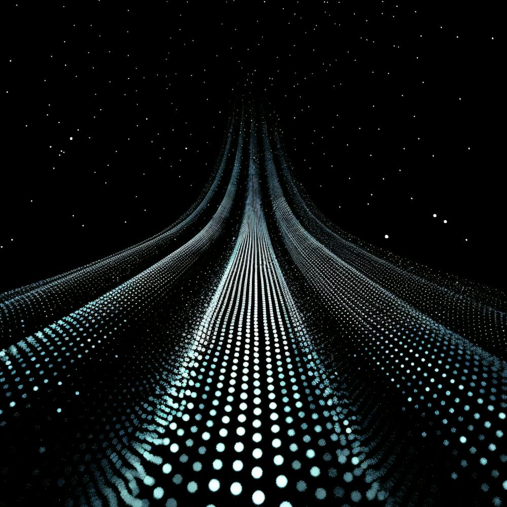 Abstract Futuristic Space