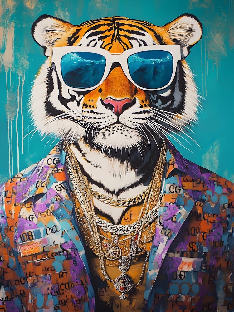 Tiger In Sunglasses 1