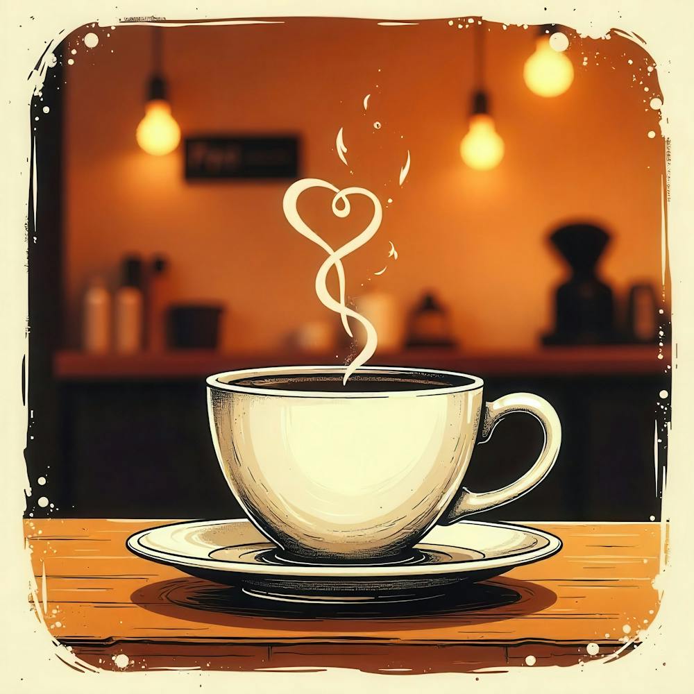 Coffee Cup With Heart