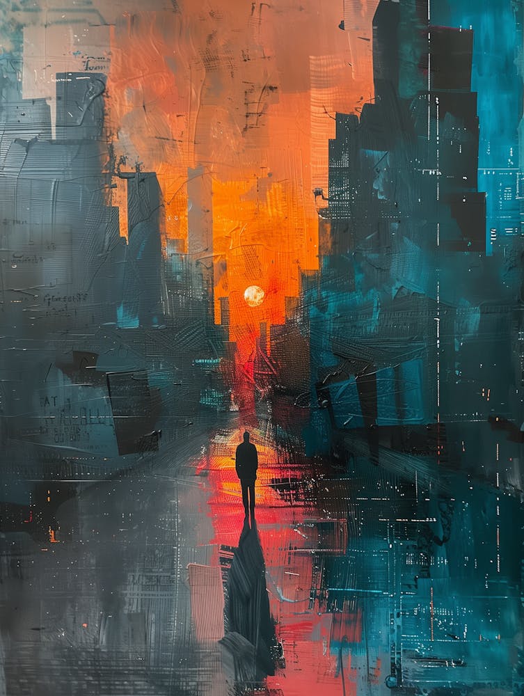 Sunset In The City