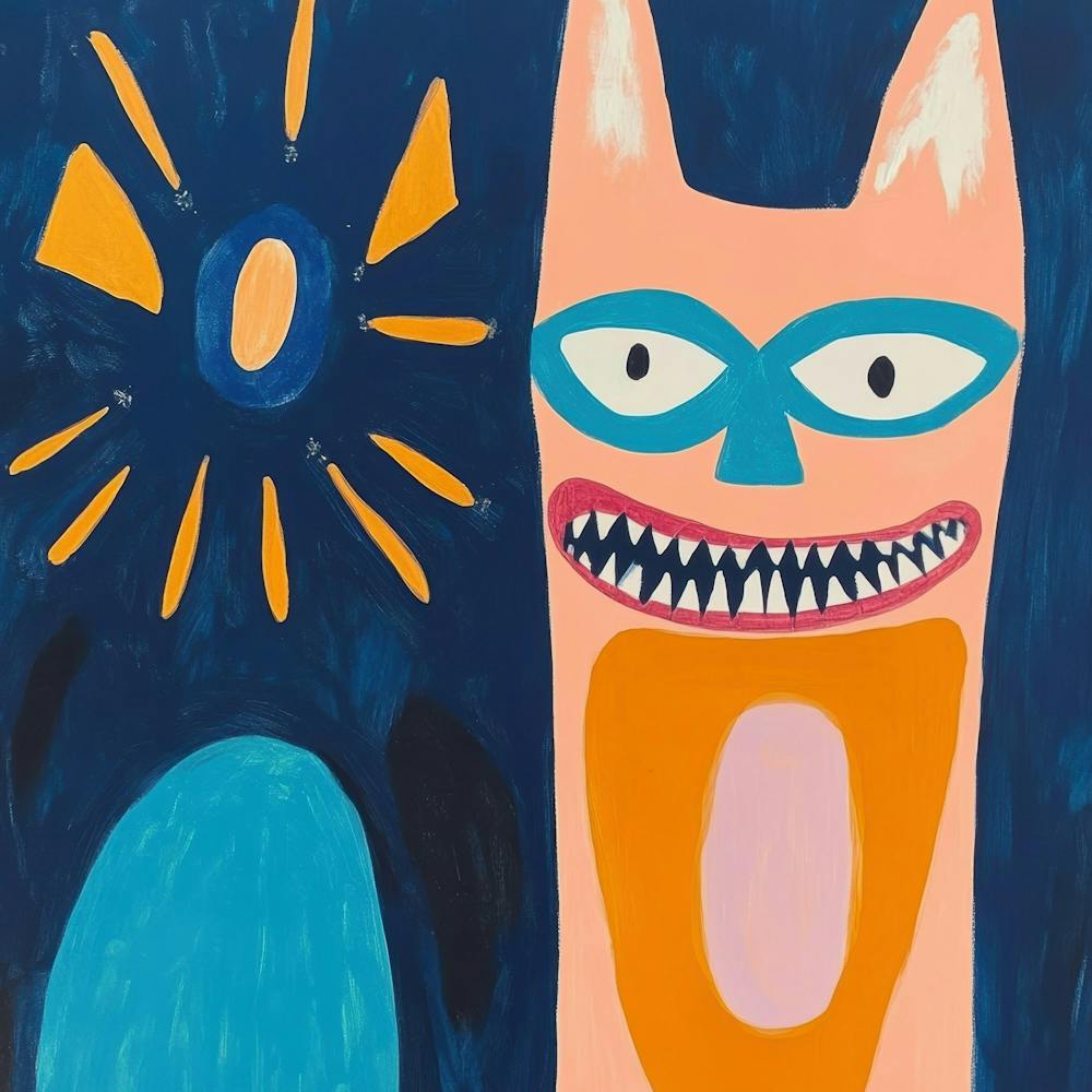 Cat In The Night Sky