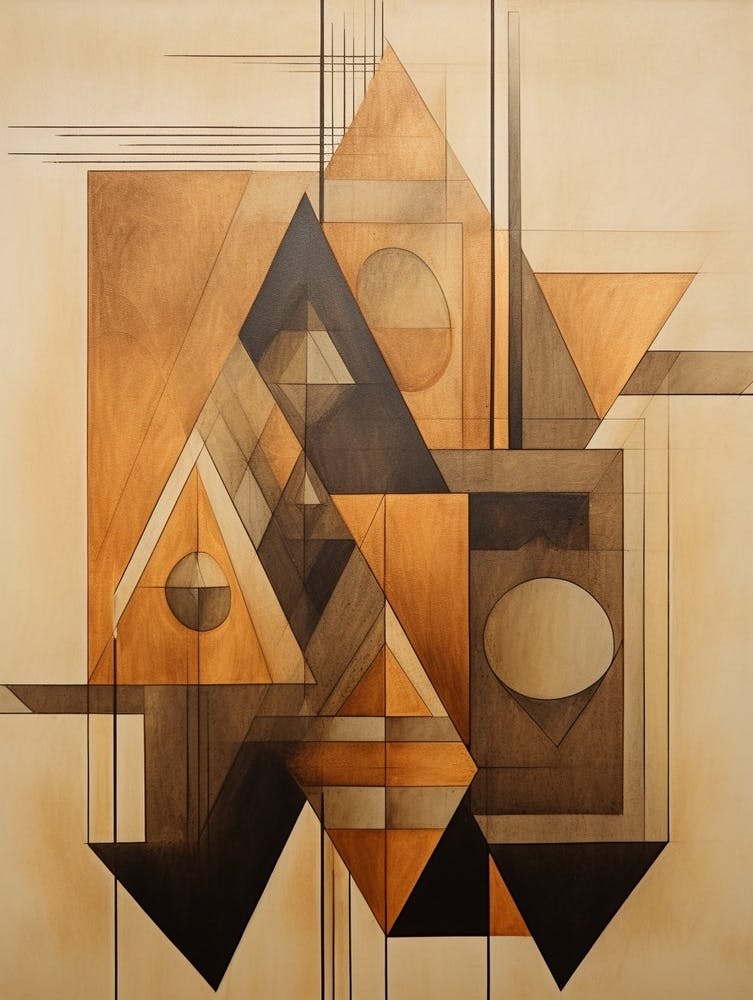 Dynamic Geometric Abstract Illustration 7