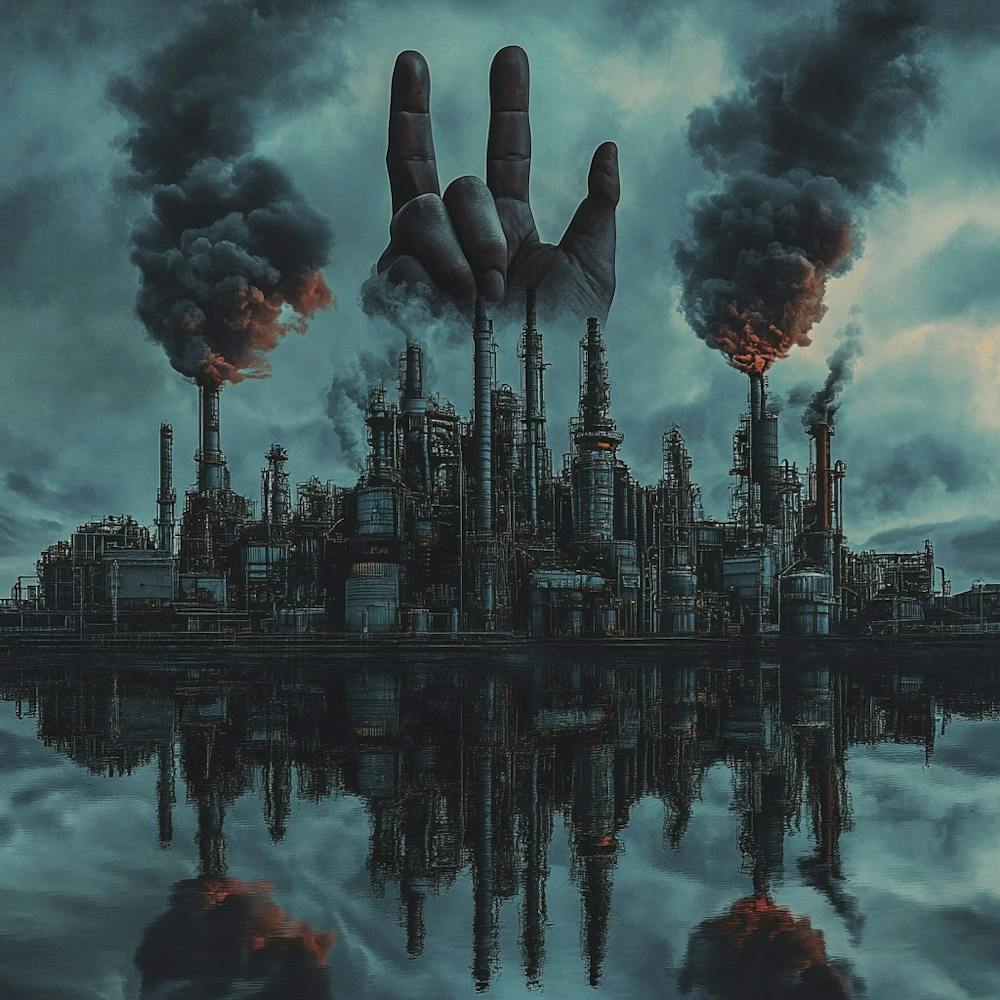 City With Smoke
