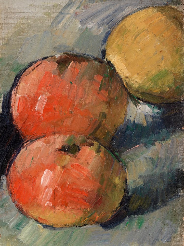Three Apples, Paul Cézanne