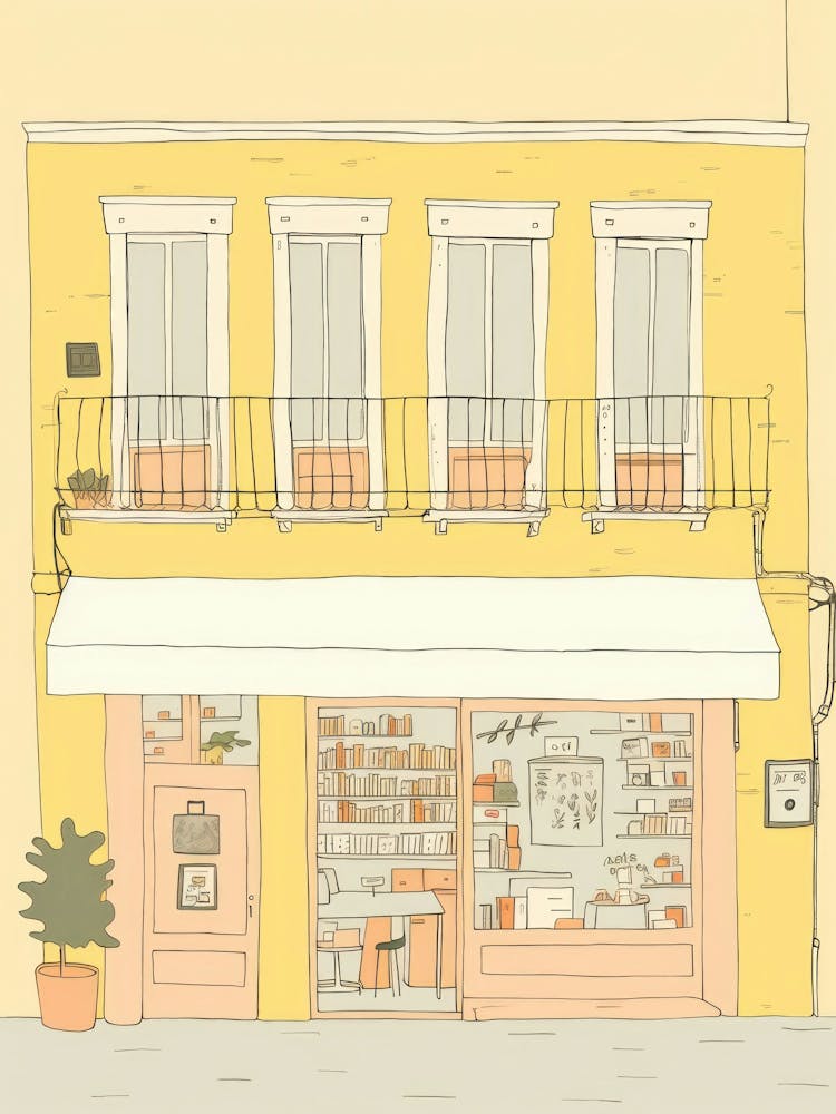Palma De Mallorca The Book Nook Pastel Colours 1