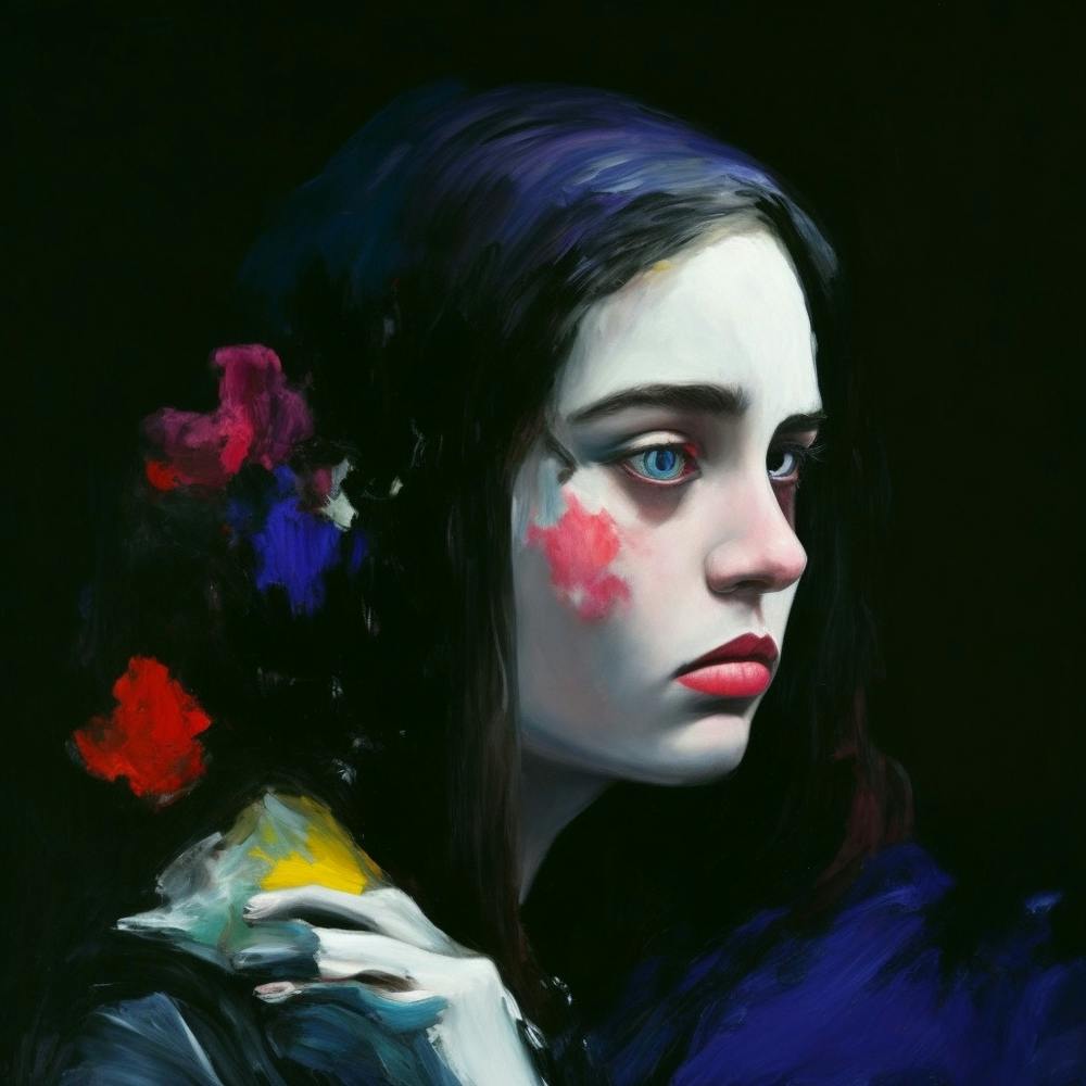 Sad Girl Colordarkness