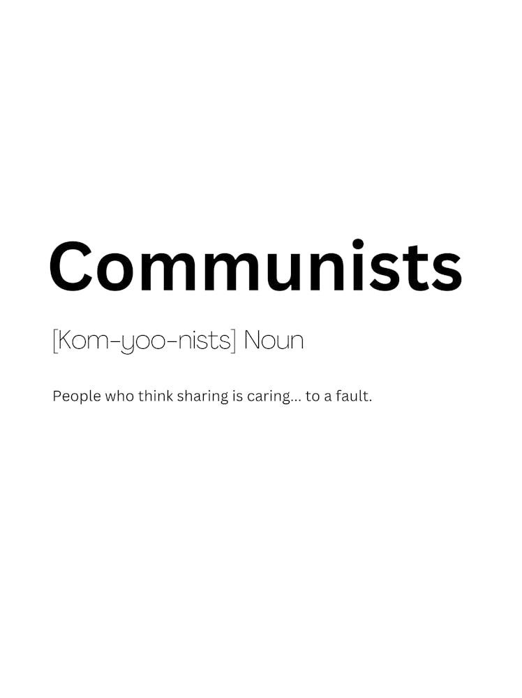 Communists Definition Meaning