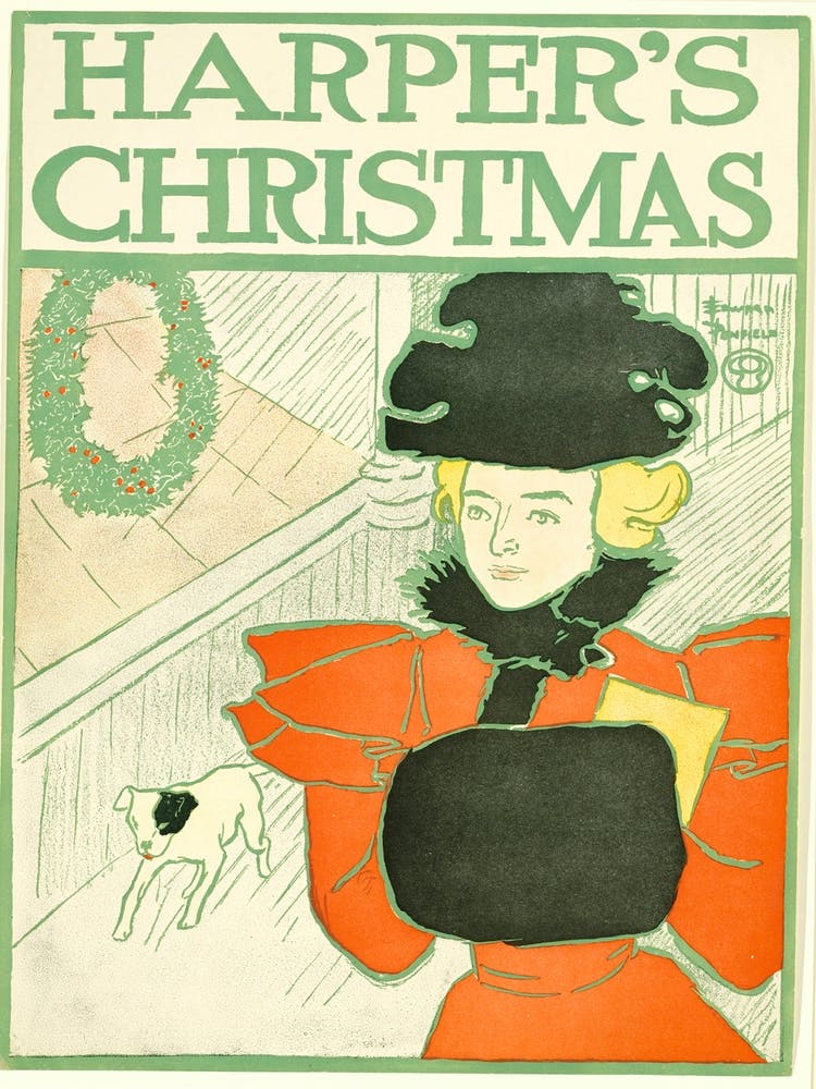 Harper's Christmas, Edward Penfield 1