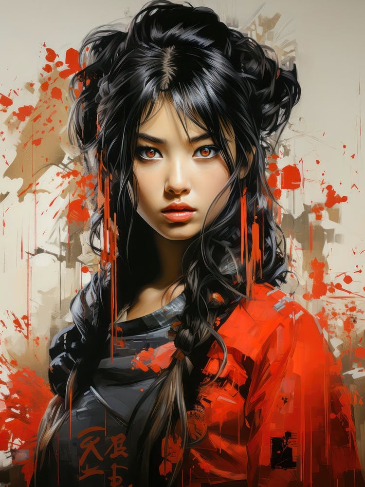 Beautiful Samurai Girl