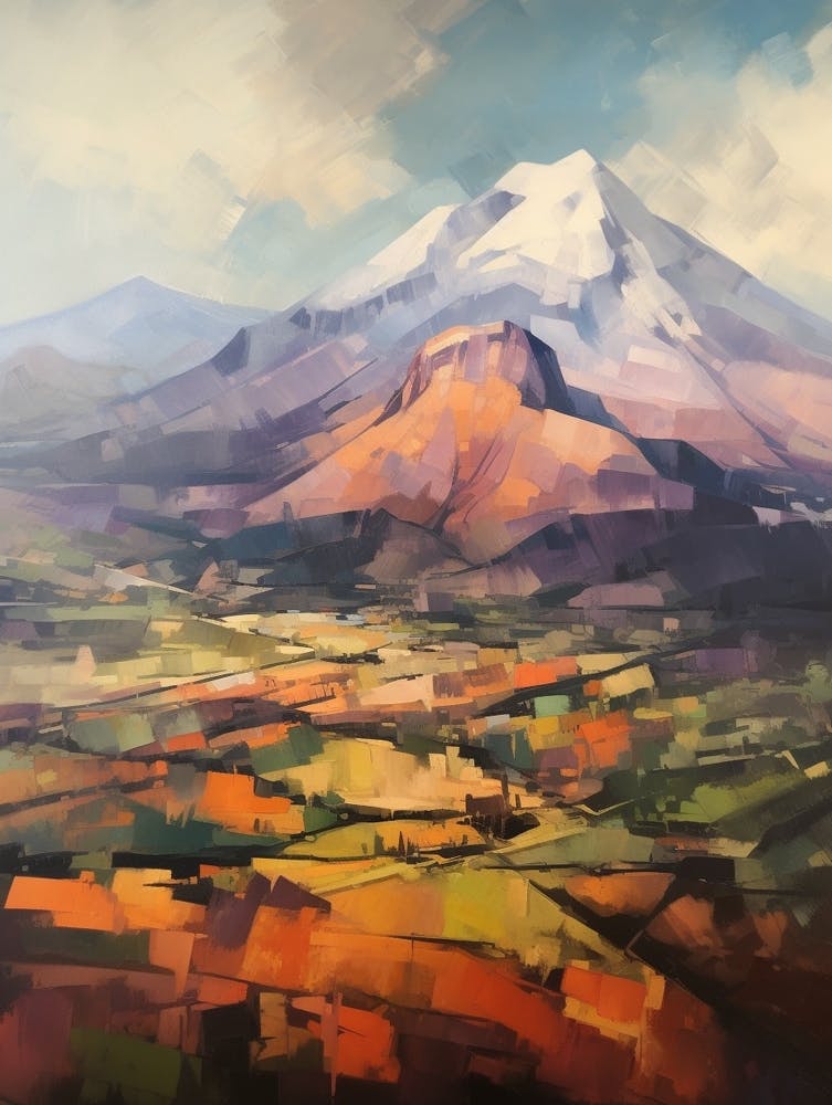 Mount Ararat Turkey 2 Mountain Painting