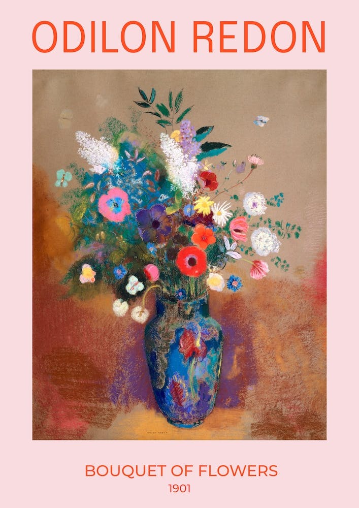 Bouquet Of Flowers, Odilon Redon