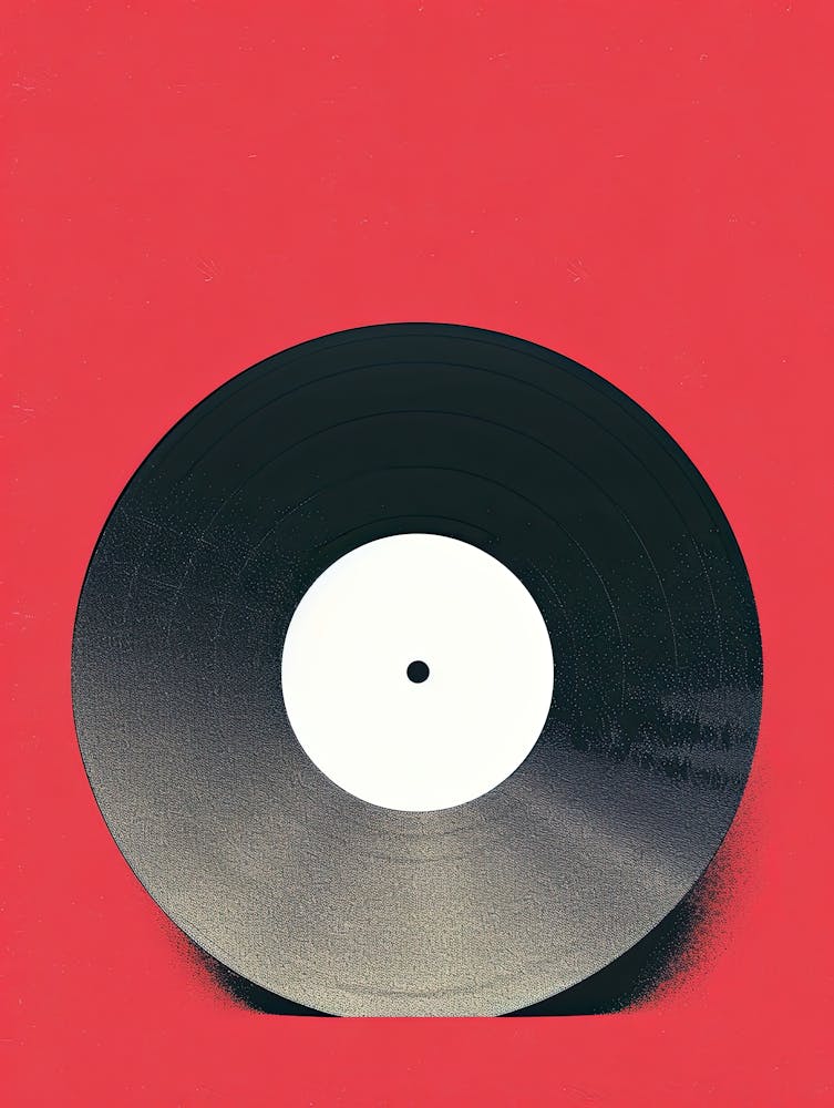 Turntable Magic Vinyl Poster