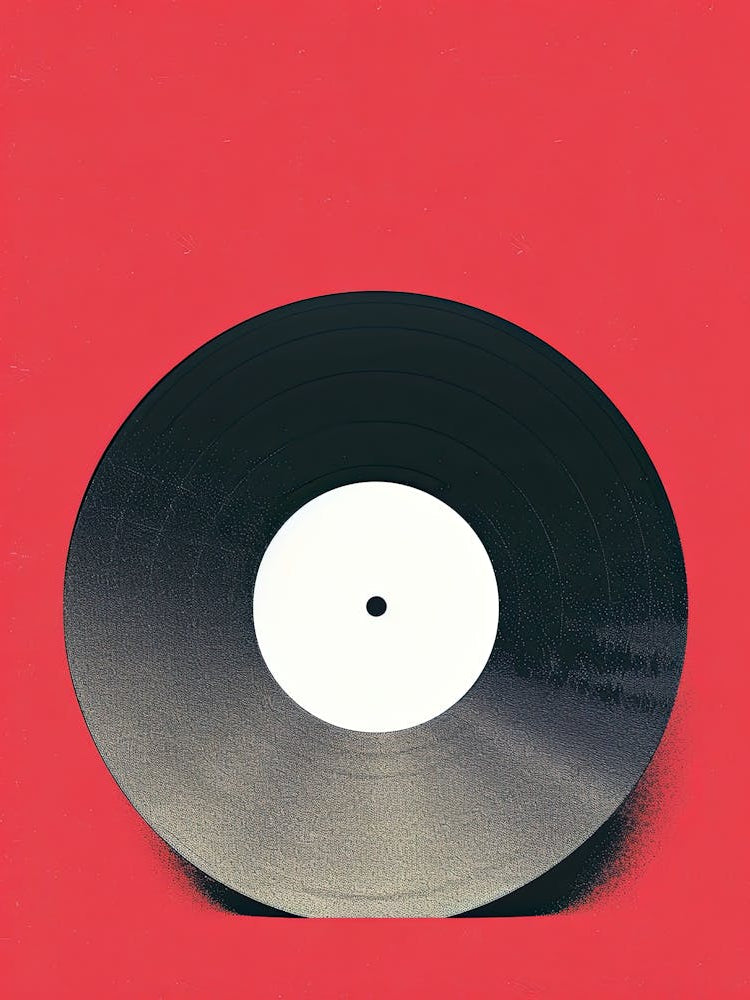 Turntable Magic Vinyl Poster