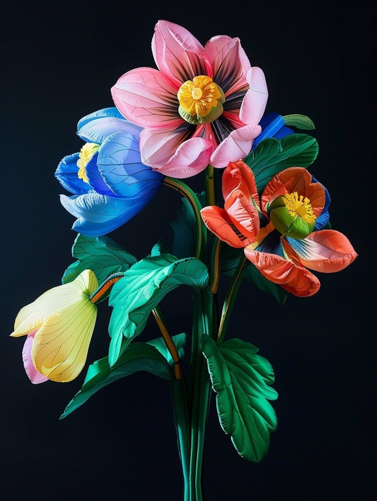 Bright Inflatable Flowers Hellebore 2