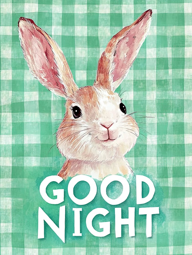 Leuchtende Sterne Gute Nacht Kinderdrucke & Kinderposter