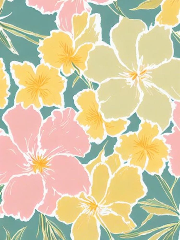 Gladioli Pastel Floral 2 Flower