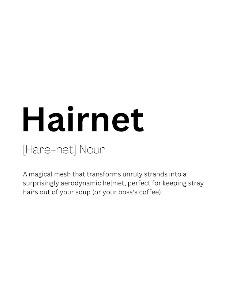 Hairnet Definition Meaning