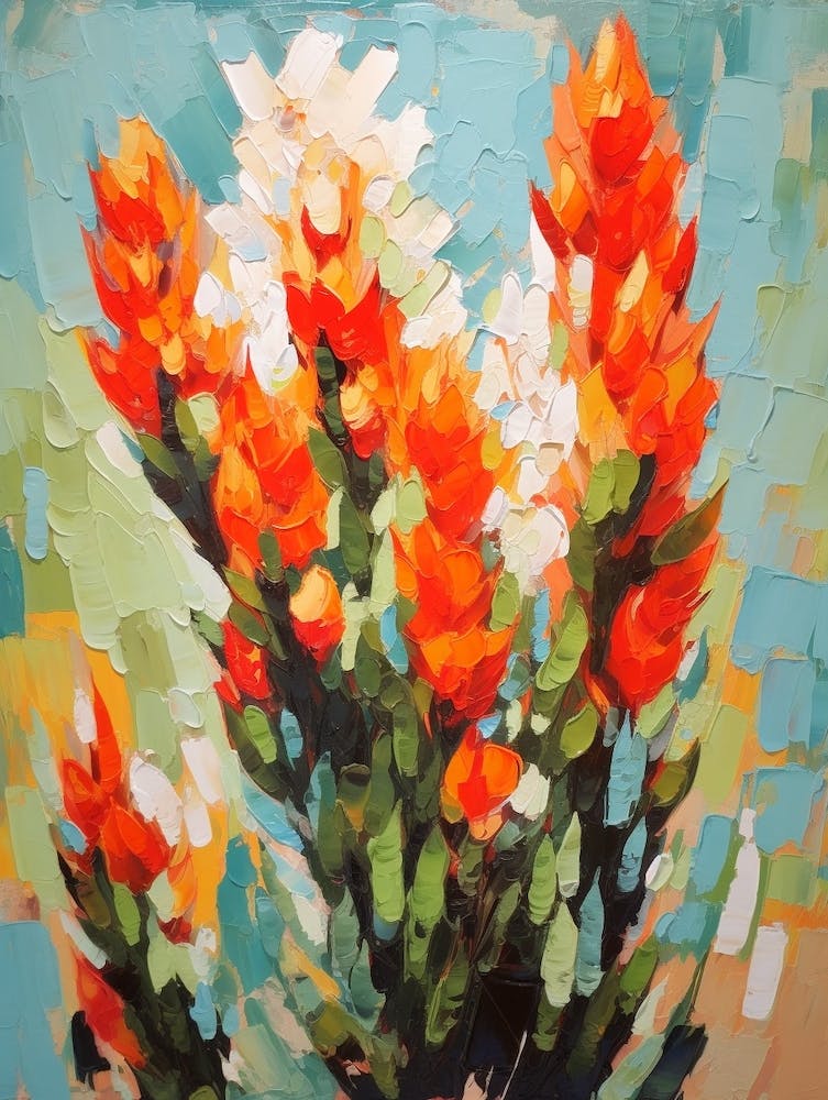 Cactus Painting Turks Head Cactus 2