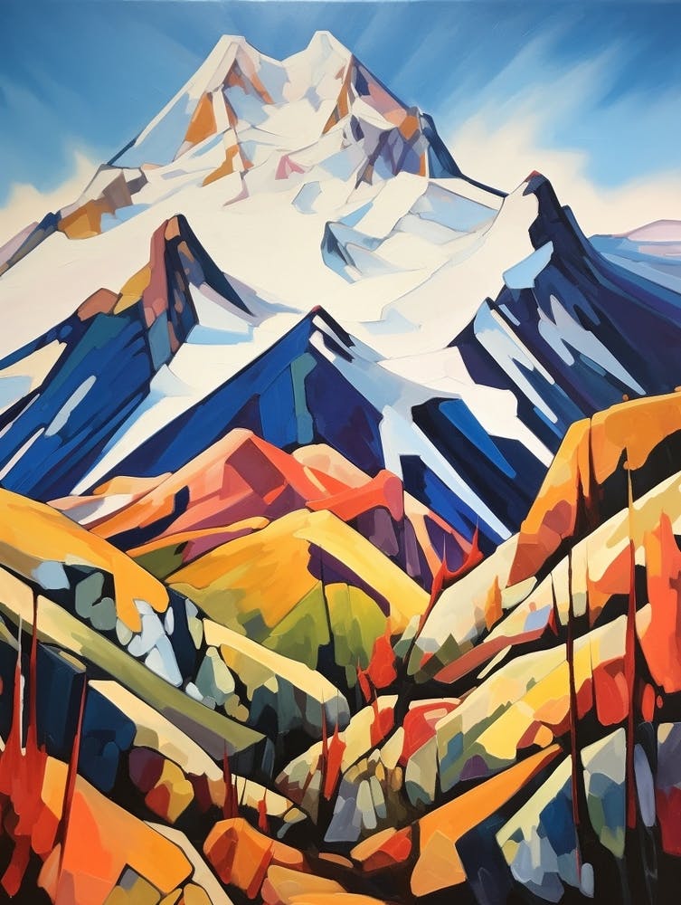 Mount Washington Usa 7 Mountain Painting