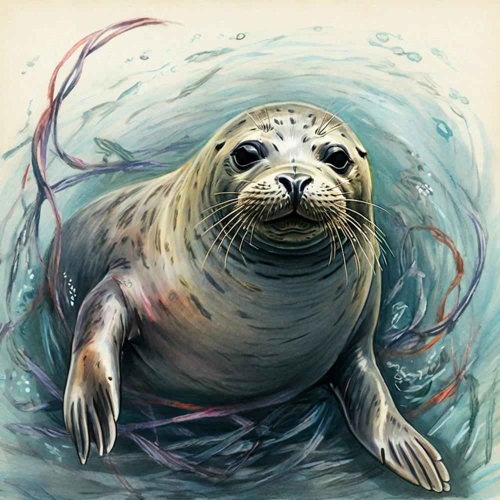 Seal In The Water 1