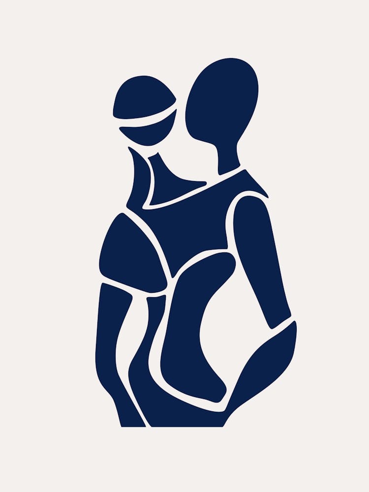Abstract Blue Figure 2