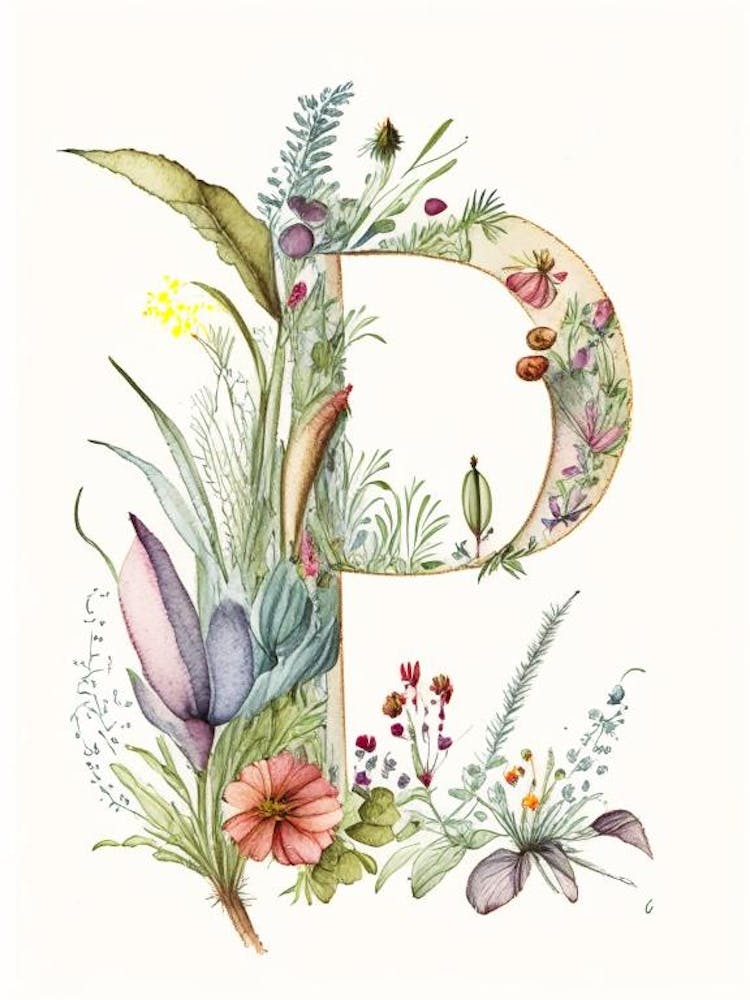 P, Letter, Alphabet Quentin Blake Illustration 2