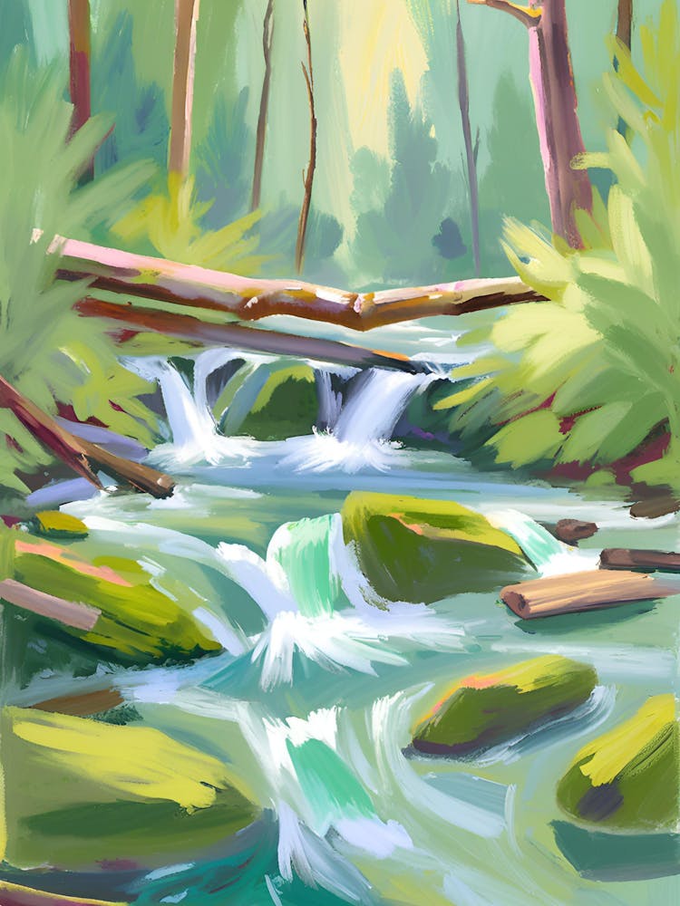 Stream In The Woods