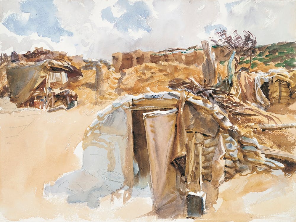 Dugout (1918), John Singer Sargent