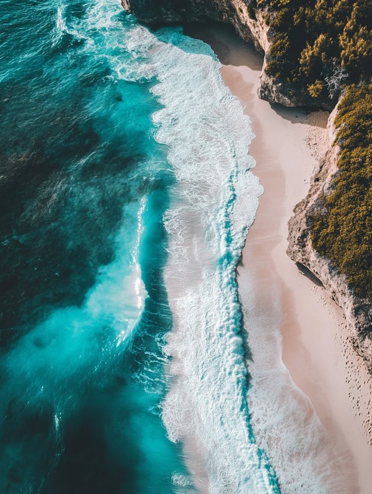 Aerial View Of A Beach 141