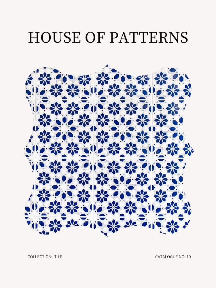 Tile Pattern Poster 19