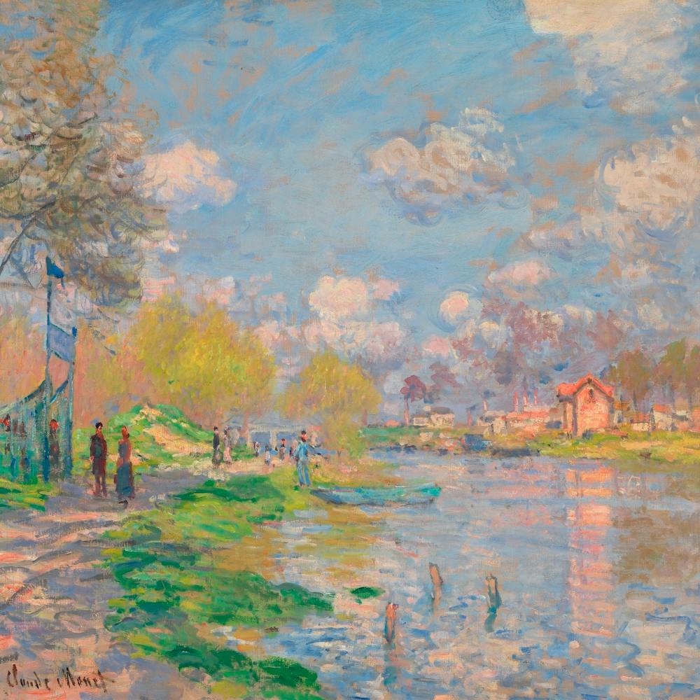 Claude Monet Spring The Seine