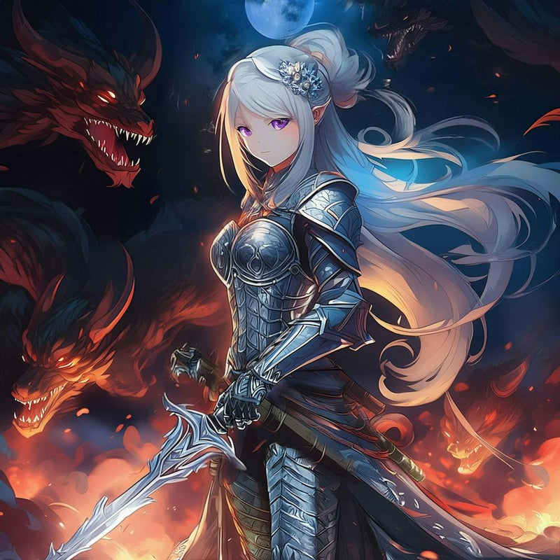 Anime Girl With Sword