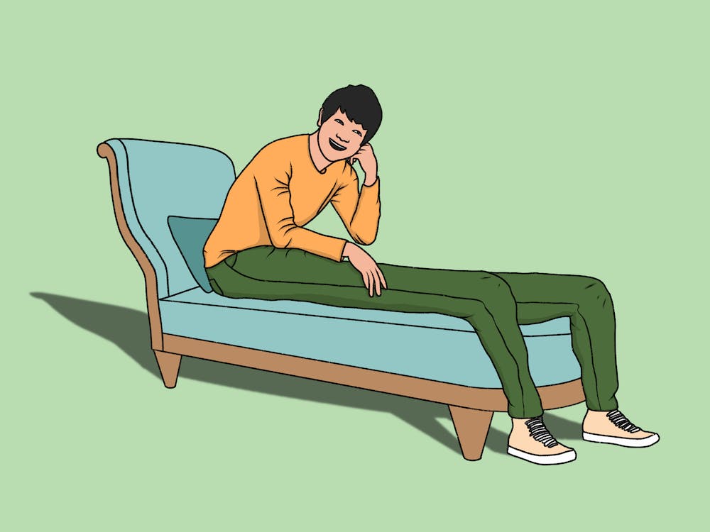 Danny Long Legs, Porträt, Mann, Illustration, Wandkunst