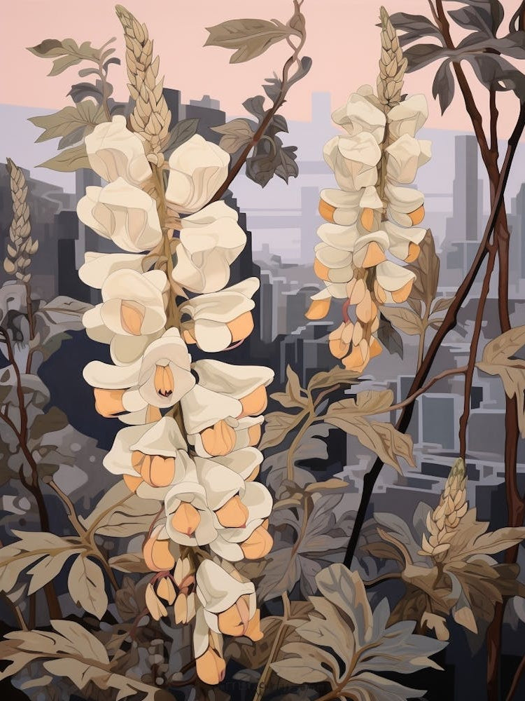 Aconitum 4 Flower Painting