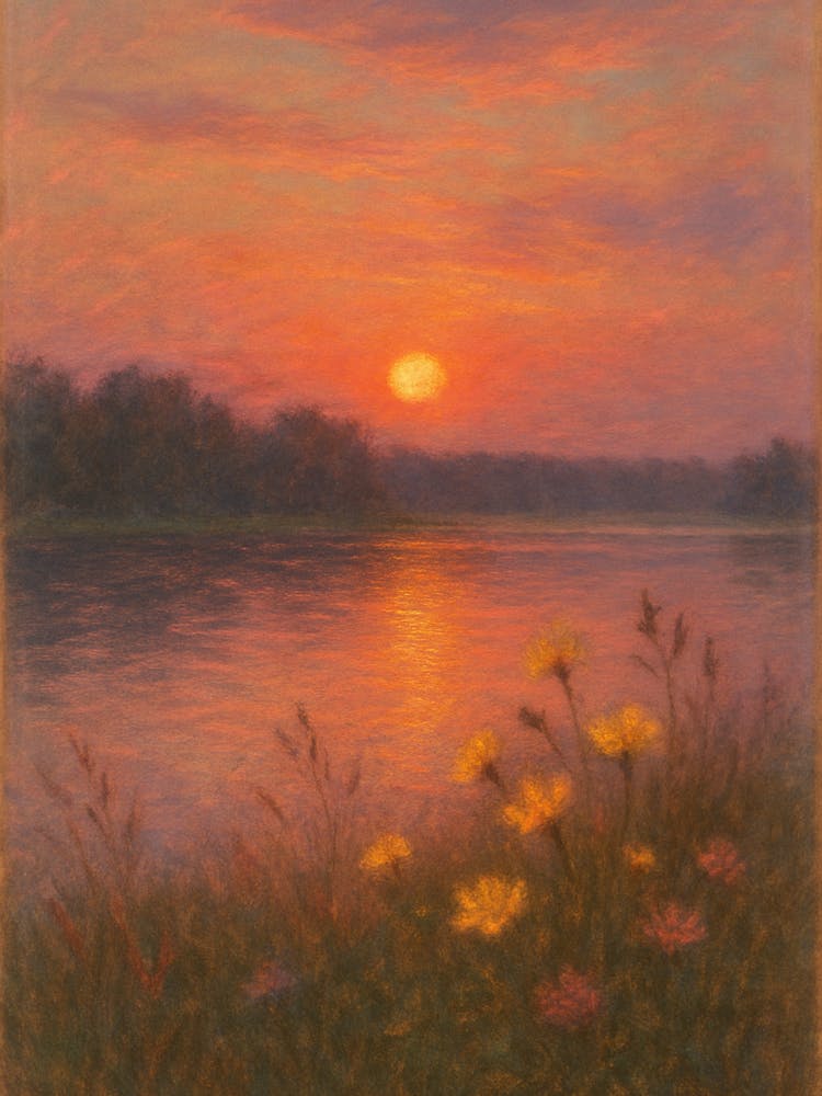 Sunset By The River 4