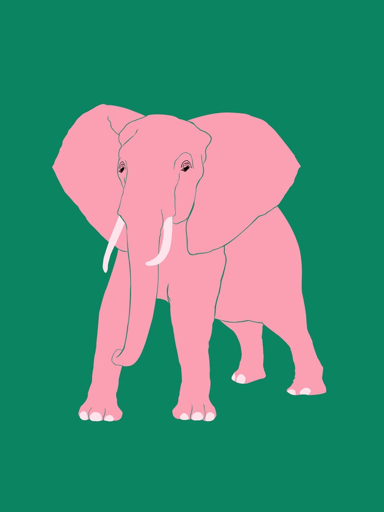 Rosa Elefant