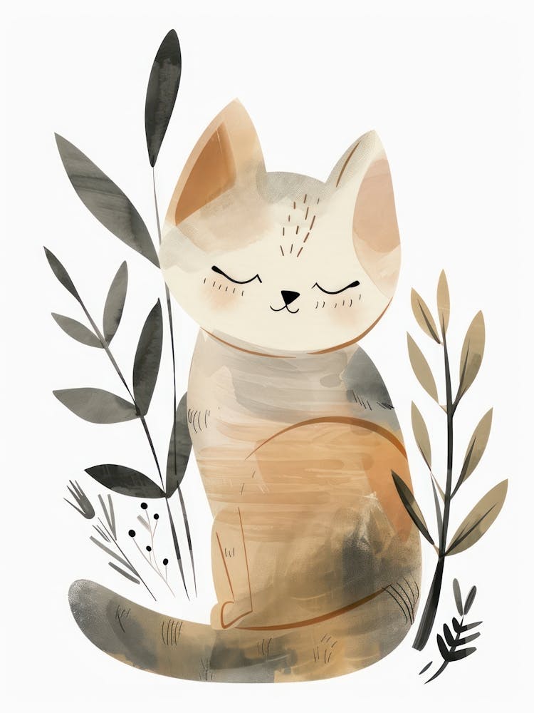 Charming Nursery Kids Animals Kitten 6