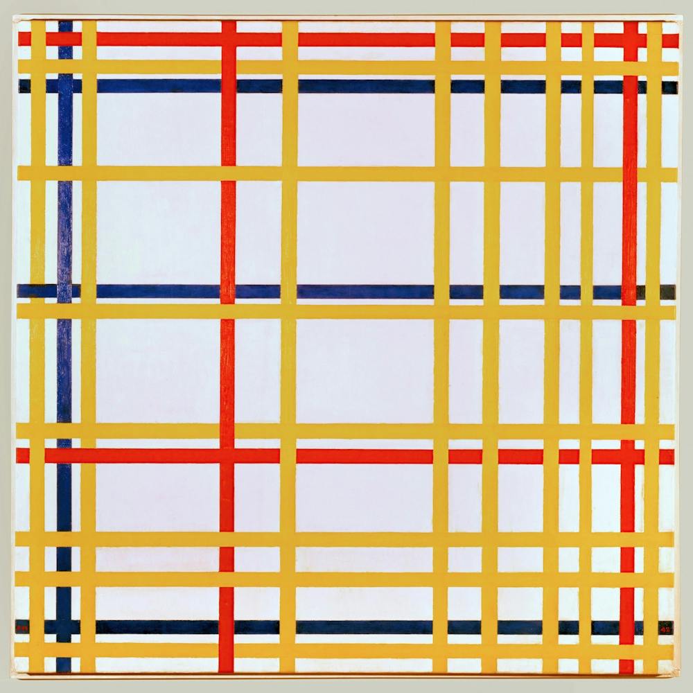 New York City I (1942), 1, Piet Mondrian